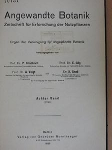 A. Buchheim - Angewandte Botanik 8. [antikvár]