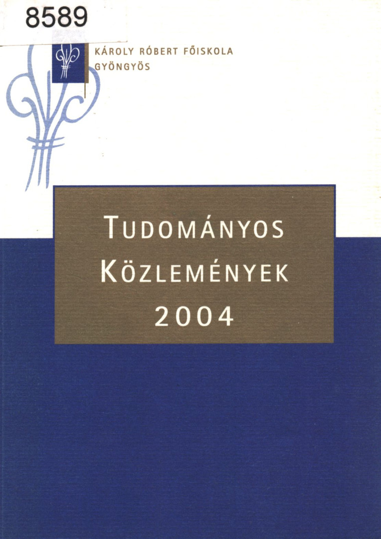 Dr. Dinya László - Tudományos közlemények 2004 [antikvár]