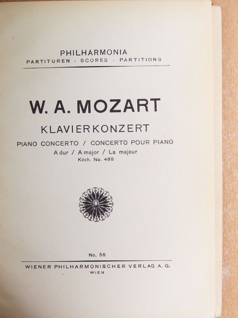 Mozart - Klavierkonzert [antikvár]