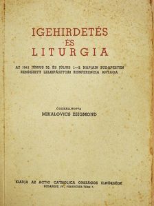 Dr. Glattfelder Gyula - Igehirdetés és liturgia [antikvár]