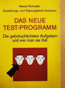 Hans Christian Schrader - Das neue Test-Programm [antikvár]