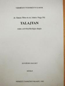 Dr. Juhász Nagy Pál - Talajtan [antikvár]