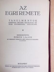 Avar Gyula - Az egri remete [antikvár]