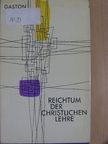 Gaston Salet - Reichtum der Christlichen Lehre [antikvár]
