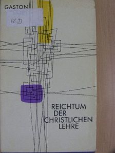 Gaston Salet - Reichtum der Christlichen Lehre [antikvár]