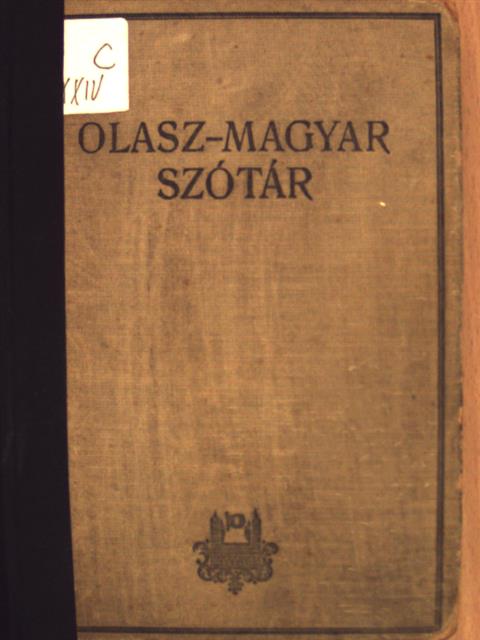 Olasz-magyar szótár [antikvár]