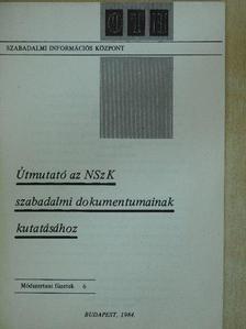 Hanzély Eszter - Útmutató az NSzK szabadalmi dokumentumainak kutatásához [antikvár]
