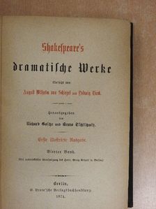 William Shakespeare - Shakespeare's dramatische Werke 4. (gótbetűs) [antikvár]