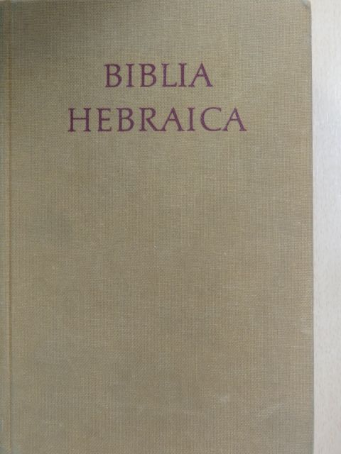 Biblia Hebraica [antikvár]