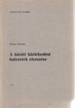 Rózsa Tamás - A közúti közlekedési balesetek elemzése [antikvár]