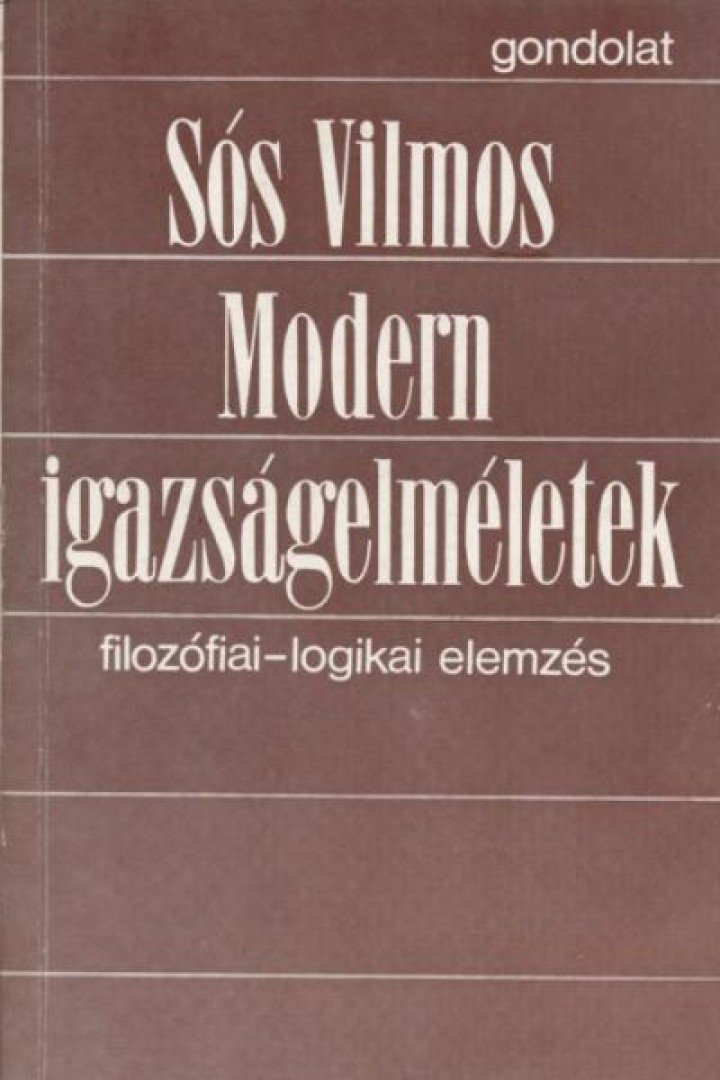 Sós Vilmos - Modern igazságelméletek [antikvár]