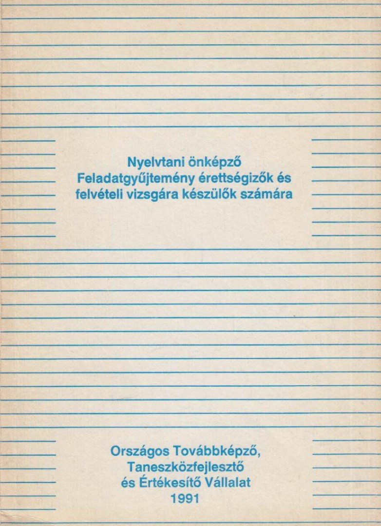 Jobbágyné András Katalin, Törzsök Édua, Trencsényi Borbála - Nyelvtani önképző [antikvár]