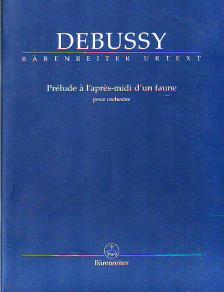 DEBUSSY - PRÉLUDE A 'APRES-MIDI D'UN FAUNE POUR ORCHESTRE STUDY SCORE URTEXT (DOUGLAS WOODFULL-HARRIS