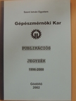 Publikációs jegyzék 1996-2000 [antikvár]