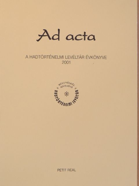 Ad acta 2001 [antikvár]