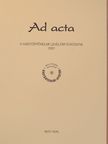 Ad acta 2001 [antikvár]