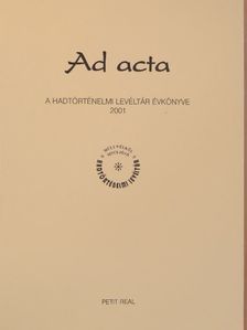 Ad acta 2001 [antikvár]