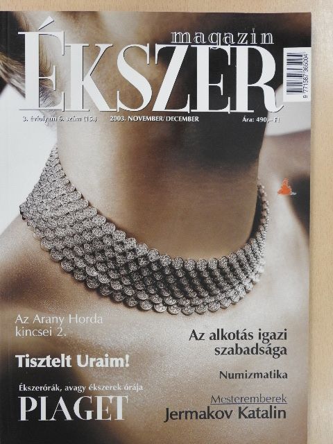 Bojtos Júlia - Ékszer Magazin 2003. november/december [antikvár]