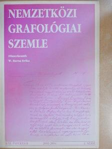 Anne-Marie Simond - Nemzetközi Grafológiai Szemle 2003-2004/1. [antikvár]