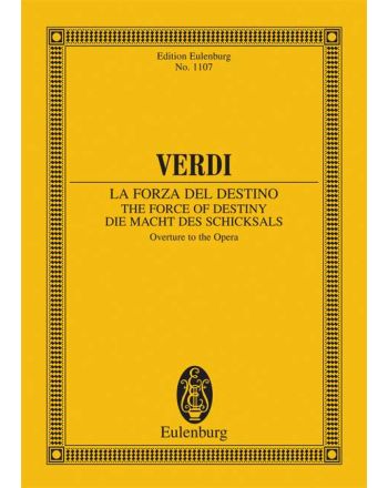 Verdi - LA FORZA DEL DESTINO, OVERTURE TO THE OPERA POCKET SCORE