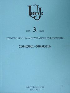 Új könyvek 2004/3. [antikvár]