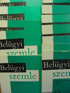 Baranya István - Belügyi Szemle 1980. január-december [antikvár]