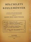 Erdey Ferenc - Bölcseleti Közlemények 3. [antikvár]