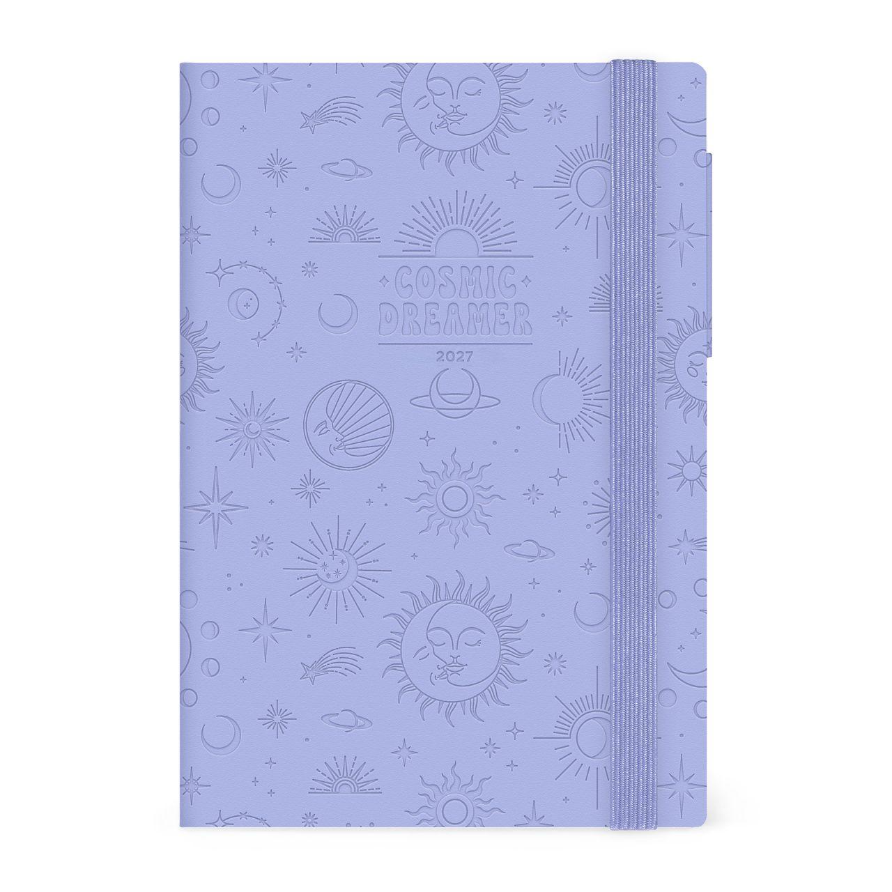 AG2712058 - Legami határidőnapló (12x18 cm), jegyzettel, heti, Cosmic Lilac 2027