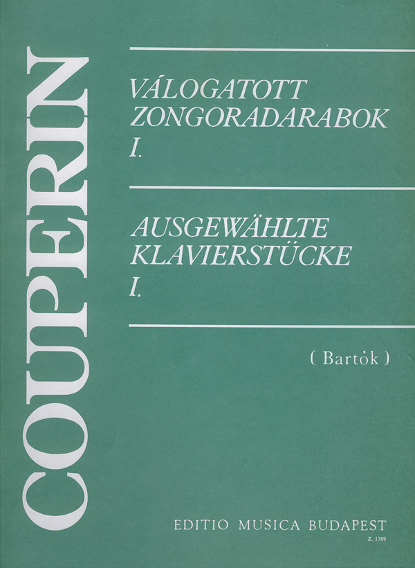 COUPERIN - VÁLOGATOTT ZONGORADARABOK I. (BARTÓK)