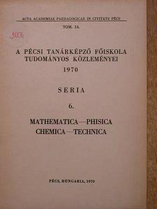 Erdősi Ferencné - A Pécsi Tanárképző Főiskola Tudományos Közleményei 1970 [antikvár]