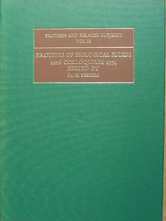 B. Robert - Protides of the Biological Fluids [antikvár]