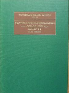 B. Robert - Protides of the Biological Fluids [antikvár]
