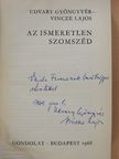 Udvary Gyöngyvér - Az ismeretlen szomszéd (dedikált példány) [antikvár]