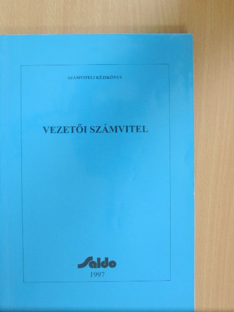 Dr. Bartók Nagy András - Vezetői számvitel [antikvár]