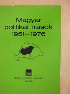 Dr. Csery C. M. - Magyar politikai írások II. (töredék) [antikvár]