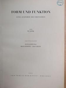 W. Tank - Form und Funktion 1. [antikvár]