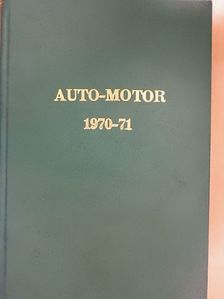 Reményi-Gyenes István - Autó-Motor 1970-71. (vegyes számok) (30 db) [antikvár]