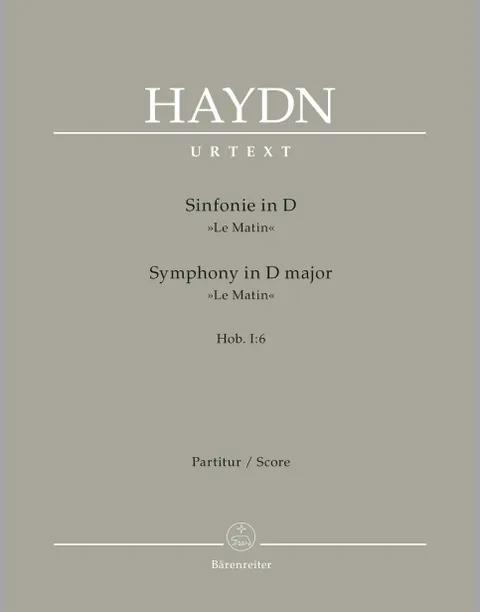 HAYDN JOSEPH - SINFONIE IN D "LE MATIN" HOB. I:6 PARITUR