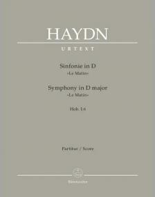 HAYDN JOSEPH - SINFONIE IN D "LE MATIN" HOB. I:6 PARITUR