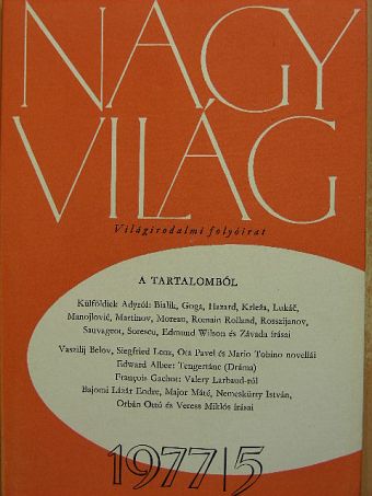 Alexander Bauer - Nagyvilág 1977. május [antikvár]