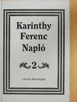 Karinthy Ferenc - Napló 2. [antikvár]