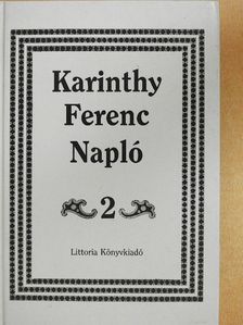 Karinthy Ferenc - Napló 2. [antikvár]