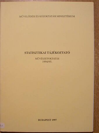 Statisztikai tájékoztató [antikvár]