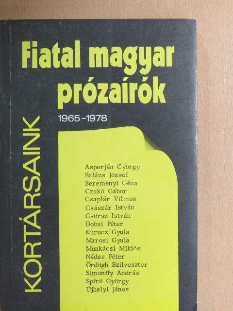Bába Mihály - Fiatal magyar prózaírók [antikvár]