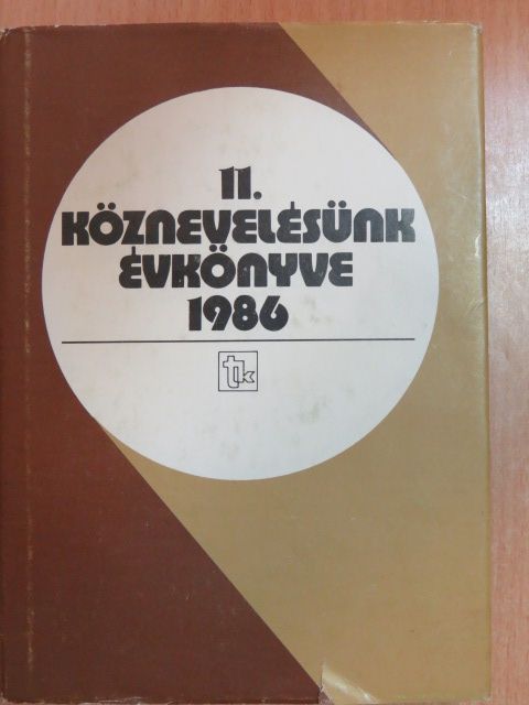 Balogh László - Köznevelésünk évkönyve 1986 [antikvár]