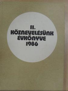 Balogh László - Köznevelésünk évkönyve 1986 [antikvár]