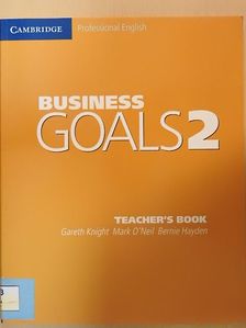 Bernie Hayden - Business Goals 2 - Teacher's Book [antikvár]