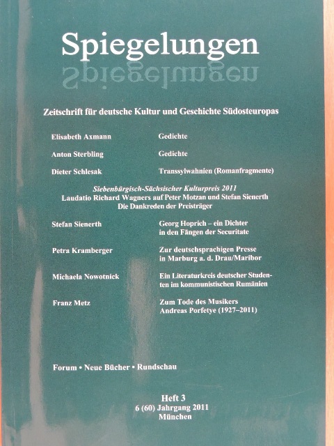 Anton Sterbling - Spiegelungen 2011/3 [antikvár]