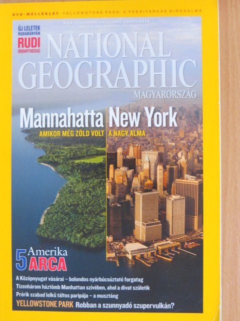 George Johnson - National Geographic Magyarország 2009. szeptember [antikvár]