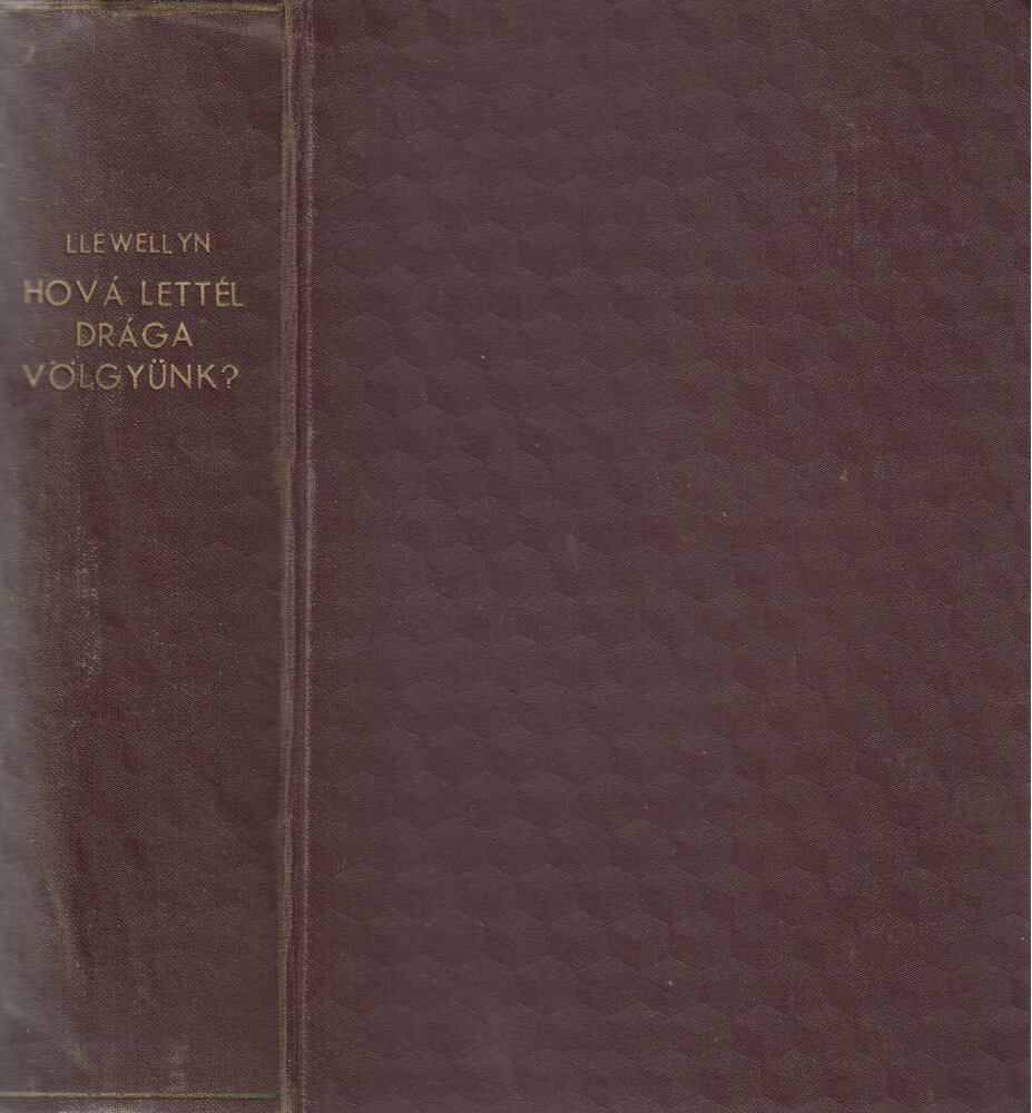RICHARD LLEWELLYN - Hová lettél drága völgyünk? [antikvár]